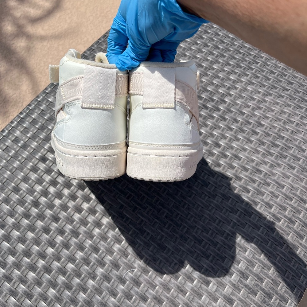 Forum Mid Parley Adidas Sneakers in Cream and Off-White - Picture 11 of 13
